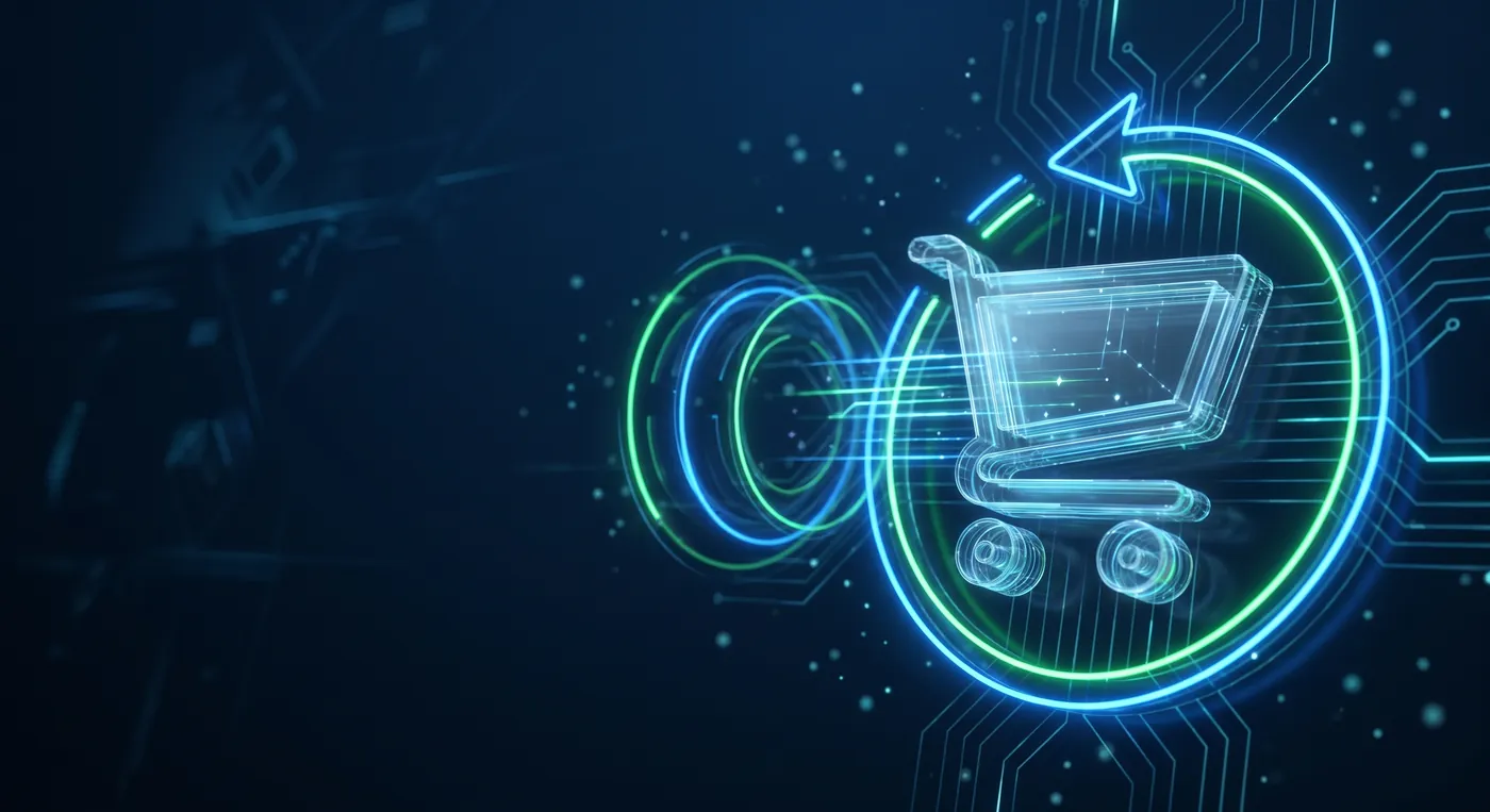 Abandoned cart recovery email flow with multi-step sequence in Klaviyo
